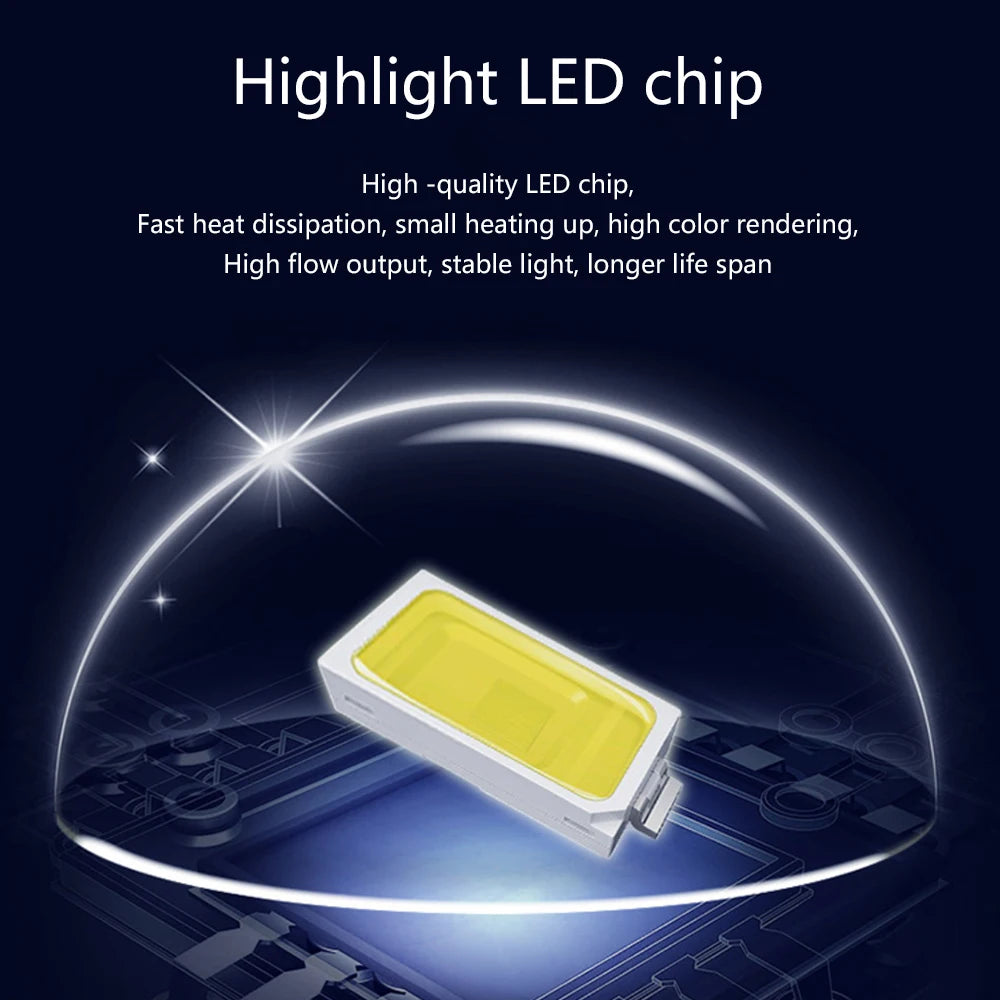 IP68 LED Flood Light 30W 50W 100W Aluminum Warm Cool White AC 175-265V 25cm Cable