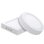 Surface-Mount Square LED Panel Light 6W 12W 18W 24W 120° PF97% AC 85-265V Driver Included