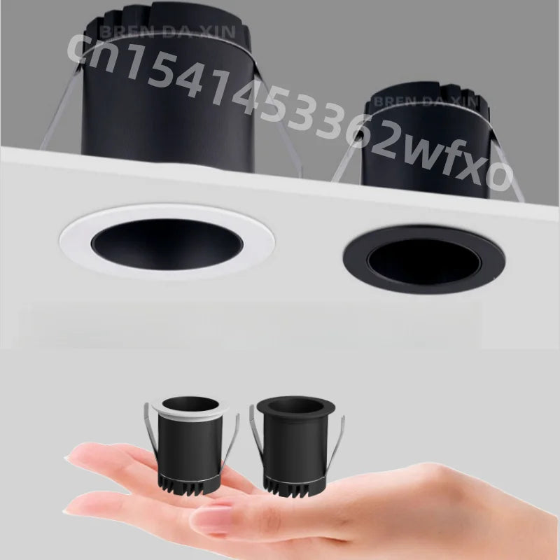 Dimmable Anti-Glare COB LED Recessed Downlight 3W 5W 7W 10W 12W 15W 18W 24W
