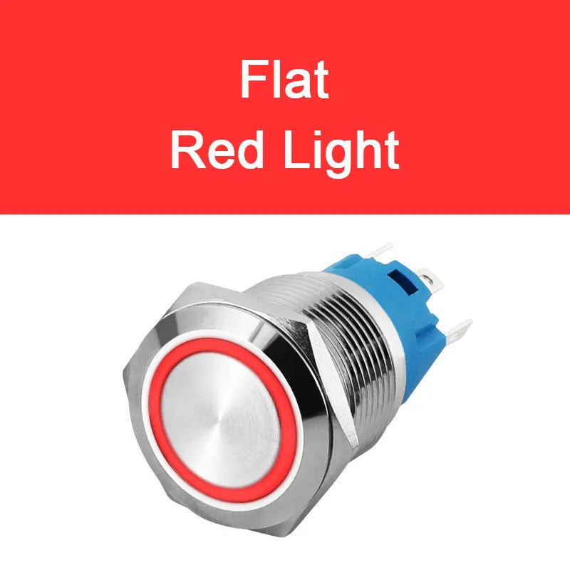 IP65 LED Metal Push Button Switch 12mm 16mm 19mm 22mm 1-3A Momentary Latching 3-220V 5 Colors