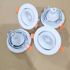 6W COB LED Recessed Downlight GU10 Aluminum AC 100-260V White Black Ceiling Spotlight