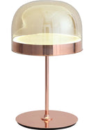Post-Modern Italian Style Glass Table Lamp Iron Touch Switch AC 100-240V 3-5m² Bedroom