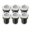4-Pack IP66 LED Underground Buried Light 5W 10W 15W AC 85-265V DC 12V CRI 80+ Garden Path