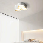 Modern LED Cylinder Surface Mounted Ceiling Spotlight 7W 14W 21W Single Double Triple Head Iron Acrylic AC 90-260V Bedroom Hallway White Black