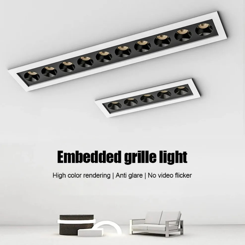 Modern Rectangle LED Ceiling Downlight Recessed Light
