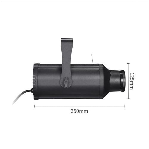 100W RGBW LEKO Profile Stage Spotlight Manual Iris Focus DMX512 Remote Sound AC 110-240V