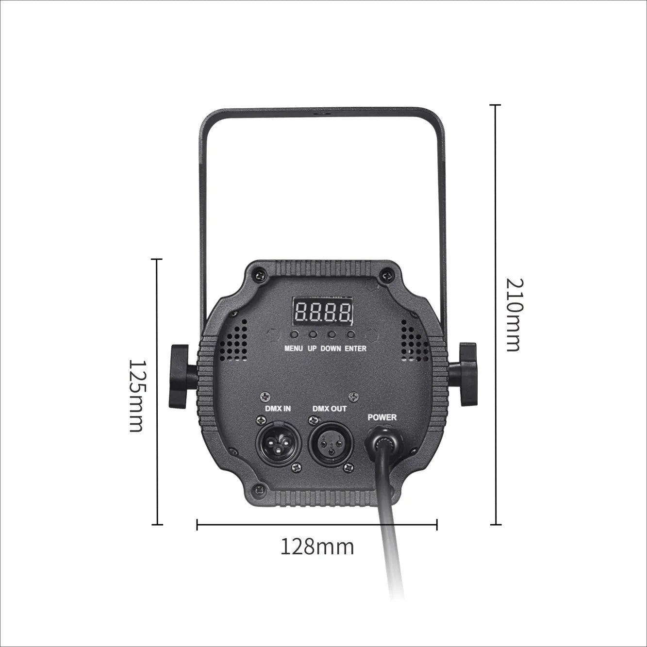 100W RGBW LEKO Profile Stage Spotlight Manual Iris Focus DMX512 Remote Sound AC 110-240V