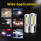 BA15S BA15D BAY15D BAU15S LED Bulb 5W 1200lm 5730 33SMD 12V Brake Signal 2 Pack