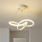 Nordic LED Pendant Light Metal Cord Suspension Dining Room Corridor 90-260V