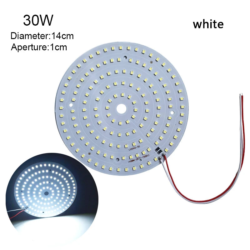 SMD5730 LED Chip Board 3W 5W 10W 30W DC 5V 20cm Wire DIY Bulb Replacement Board