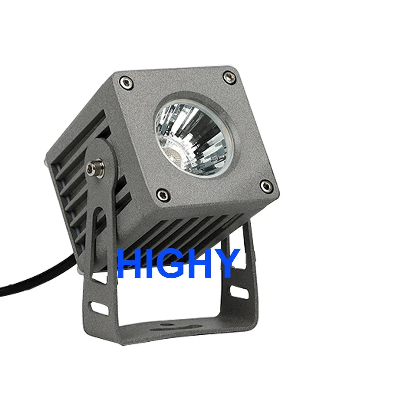 IP65 COB LED Flood Light 15W 20W 30W 40W CRI 92 Brushed Aluminum AC 85-260V or DC 24V Warm White Cool White Outdoor Landscape Spotlight