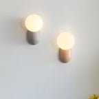 Nordic Macaron LED Wall Sconce G9 Resin Frosted Glass 4 Colors Touch Switch 90-260V