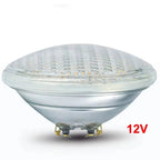 PAR56 LED Pool Light 18W 35W 54W IP68 AC/DC 12V RGB Remote Warm White Cool White D178mm