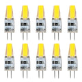 G4 LED COB Bulb 6W 250lm 360° CRI 80+ DC 12V Warm Cool White 10-Pack Chandelier Spotlight