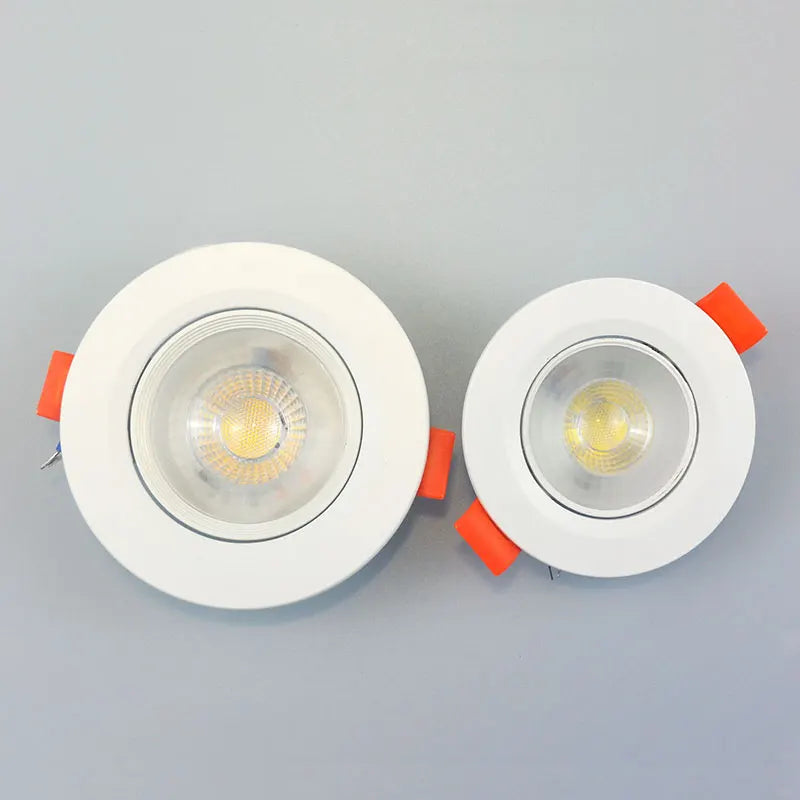 Ultra-Thin COB LED Recessed Downlight 5W 7W 9W Epistar 60° CRI 85+ AC 110-240V