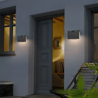 IP65 LED Outdoor Wall Light 18W Warm White Foldable Aluminum Sensor AC 85-265V Garden Courtyard Street Home Decor Wall Lamp