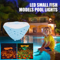 IP66 LED Floating Fish Pool Light 4 Colors 5 Modes SMD 2835 ABS Battery Powered Waterproof Hot Tub Pond Party Decor 12.3cm