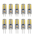G4 LED Bulb 2W 3W 5W 9W 12W 15W Silicone 360-Degree AC 12V 220V DC 12V CRI 80+ 10 Pack