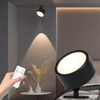 Rechargeable Magnetic LED Wall Lamp 360 Degree Rotating Touch and Remote Control Dimmable USB 5V 1.8W Bedroom Living Room