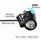 Outdoor Long Arm COB LED Wall Light 10W 15W 20W IP65 Waterproof Aluminum Baked Finish AC 85-265V Porch Entrance Signboard