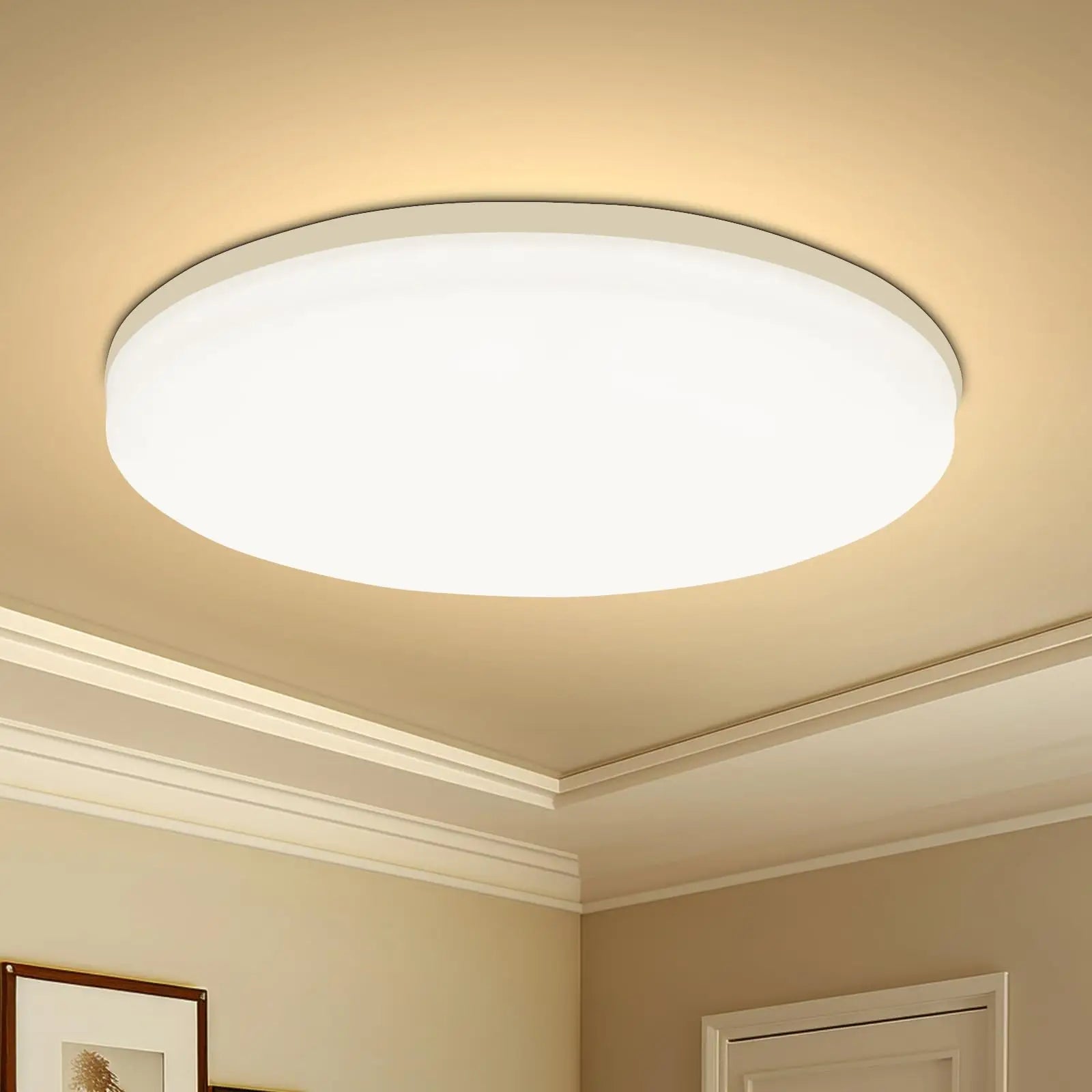 Round LED Ceiling Light Surface Mount 18W 24W 36W 48W Modern Ultra-Thin Indoor