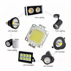 High-Power Integrated LED Chip 10W 20W 30W 50W 100W COB 90-110lm/W Warm Cool White