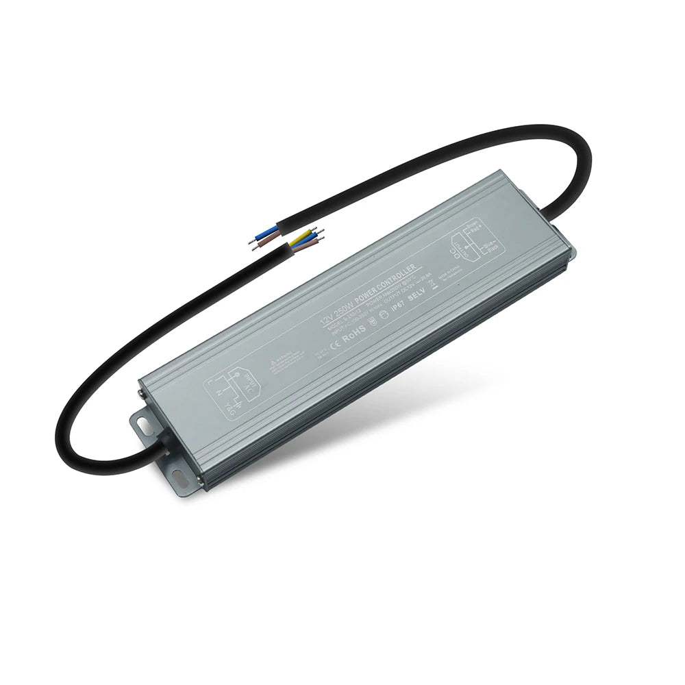 IP67 Waterproof LED Power Supply DC 12V 24V 36W-600W AC 110-250V OCP SCP OVP Outdoor