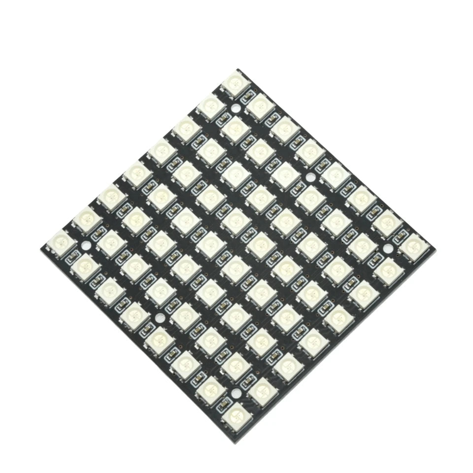 WS2812B 8x8 64 LED RGB Matrix Module 5050 Addressable Full Color for Arduino Raspberry Pi DIY Pixel Display Projects 1 to 10 Pack