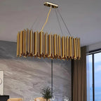 Modern Luxury Ironware Pendant Chandelier D60-120cm 86-195W Dimmable Remote AC 90-265V