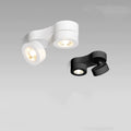 Dimmable COB LED Ceiling Downlight 7W 12W 15W Single or Double Head Die Cast Aluminum CRI 92 10 20 or 30 Degree Knob Switch AC 85-265V