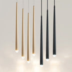 Dimmable Cone Long Tube LED Pendant Light Hanging 7W Lamp Aluminum Acrylic Home Kitchen Island Dining Living Room Bar Cafe