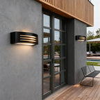 IP65 LED Outdoor Wall Lamp E26 60W Max Die Cast Aluminum Frosted Up and Down 290 x 120 x 115mm AC 85-265V Porch Garden Villa 2 Pack