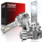 H27 881 LED Headlight Bulb 8-SMD7535 20000lm 6500K Turbo Fan DC 12V No Polarity 2-Pack