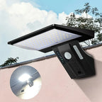 Solar LED Security Flood Light 90 SMD2835 LEDs PIR Motion Sensor IP65 Waterproof 4 Modes 2600mAh ABS Porch Yard Garden Wall Light