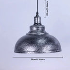 Vintage Industrial Iron Pendant Chandelier E26 Single Head Semi Flush Mount Touch Switch AC 90-260V Kitchen Dining Room Bar