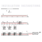 2W 3W DC 12V 24V Mini LED Recessed Spotlight IP65 PWM Dimmable 27mm Cutout 30° 60° 3-Color
