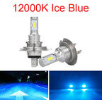 H4 H7 H8 H9 H11 9005 9006 LED Headlight Bulb 3570 CSP 20000lm 80W IP68 DC 12-24V 2-Pack