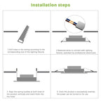 2-Pack LED Recessed Downlight 6W-24W 3-CCT AC 100-240V Ceiling Spot Warm Natural Cool White