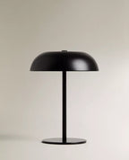 Wireless Rechargeable LED Table Lamp 3W Dimmable Touch Switch 3-Color Mode Iron Portable