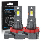 H8 H11 9005 HB3 9006 HB4 LED Headlight Bulb 100W 12-CSP Canbus Turbo 6000K DC 12V 2-Pack