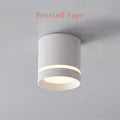 Dimmable COB LED Cylinder Ceiling Downlight 5W 7W 9W 12W 15W 18W Forged Aluminum Knob Switch 45 Degree Adjustable AC 110-220V