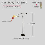 Modern Minimalist G9 Chandelier Iron Frosted Glass Up Down Touch Switch AC 90-260V