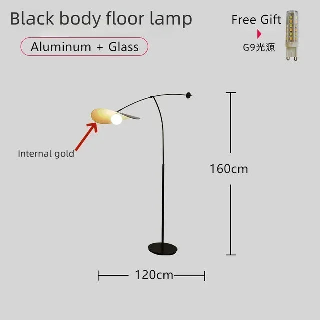 Modern Minimalist G9 Chandelier Iron Frosted Glass Up Down Touch Switch AC 90-260V