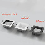 Dimmable Square LED Panel Downlight 9W 12W 18W 24W 36W Epistar 180° 100lm/W AC 110-240V