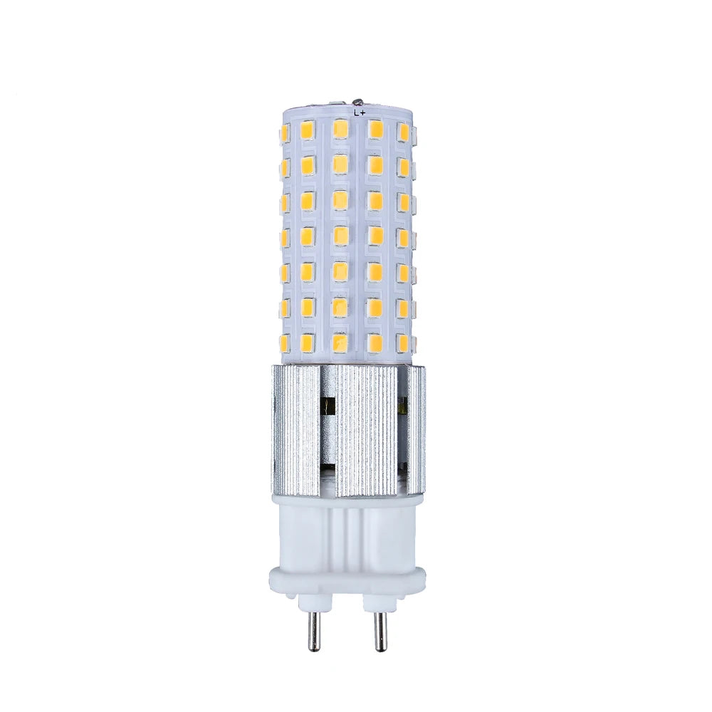 G12 LED Corn Bulb 15W 96-SMD2835 360° CRI 80+ No Flicker AC 85-265V Warm Cool White A+