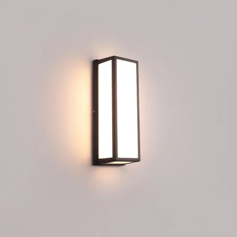 IP65 LED Outdoor Wall Lamp 18W 30W 50W Warm White Iron Motion Sensor AC 110-240V Porch Balcony Garden Security Wall Light
