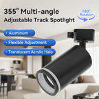 GU10 LED Track Spotlight Surface-Mounted Ceiling Lamp AC 90-260V 10-15m² Kitchen Dining