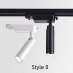 Dimmable 350-Degree Adjustable COB LED Surface Spotlight 9W 12W 15W 24-Degree CRI 90+