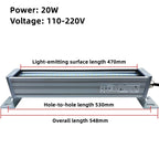 IP67 LED Machine Tool Work Light 10W to 40W Explosion Proof Waterproof Aluminum Alloy Tempered Glass AC 110-240V or DC 24-36V CNC Lathe Workshop