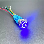 Waterproof LED Metal Push Button Switch 12mm 16mm 19mm 22mm 5A Momentary Latching 5-220V